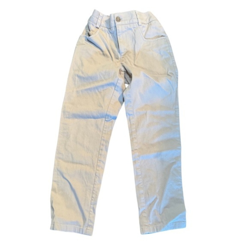 Boys 6Y khaki pants, Moustache